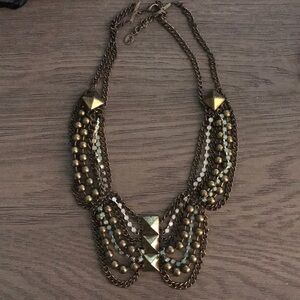 Jewled chain necklace